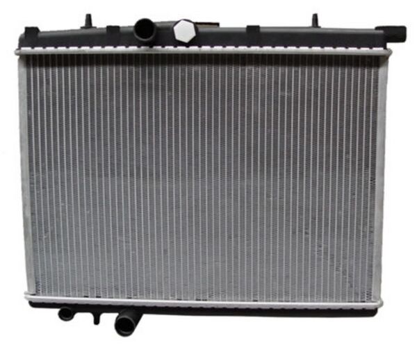 [9525NRF] RADIADOR PEUGEOT 206 00-09 STD L4 1.4L/ 1.6L 1R 14 4/9X 21 4/9 ALUM SOLDADO CNO SISSOKO