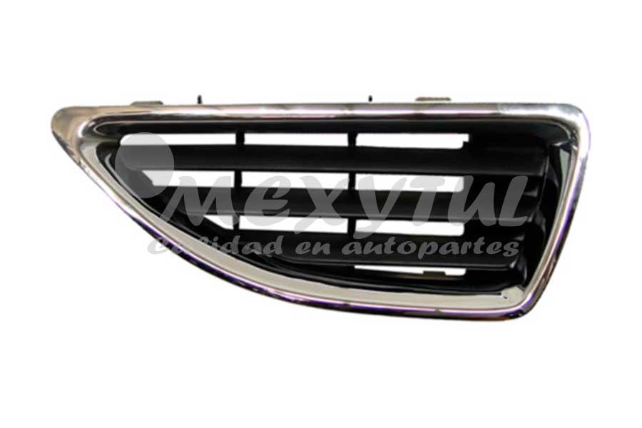[REMEG99PARR] REJILLA (PARRILLA) DEFENSA RENAULT MEGANE DE 1999 AL 2004 NEG F/CROM DER (9113) *A
