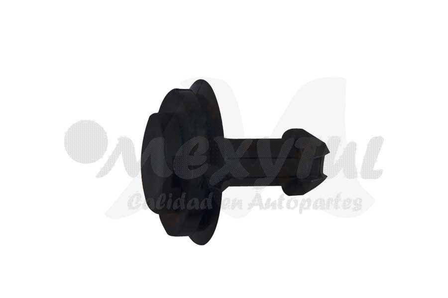 [20084-03] RETENEDOR Y GRAPA PARA SPOYLER GM PU / SBURBAN / BLZER / YUKON / TAHOE 99-02 Negro AMER  PAC 7 PZAS