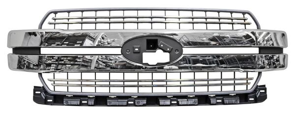 [PFPU18P] PARRILLA FORD PU 18-20 PLATA C/MOLD CROM TW