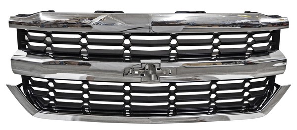 [PCPU16CR] PARRILLA CHEVROLET PU 16-18 SILVERADO CROM ROMBO  TW