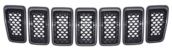[PJCH19G] REJILLA (PARRILLA) JEEP CHEROKEE 19-20 C/MOLD GRIS JGO 7 PZAS TW
