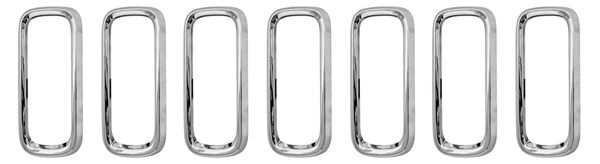 [PJRE15BC] REJILLA (PARRILLA) JEEP RENEGADE 15-17 CROM BISELES 7 PZAS TW
