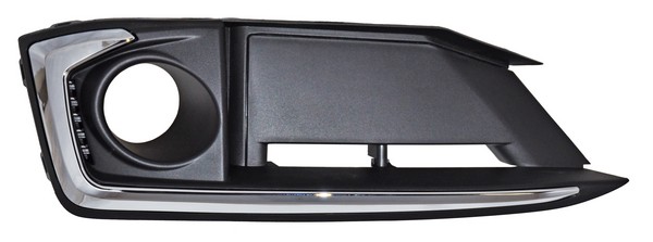 [PHCI19CFR] REJILLA (PARRILLA) HONDA CIVIC 19-20 4 PTAS P/FARO AUX C/MOLD CROM DER TW