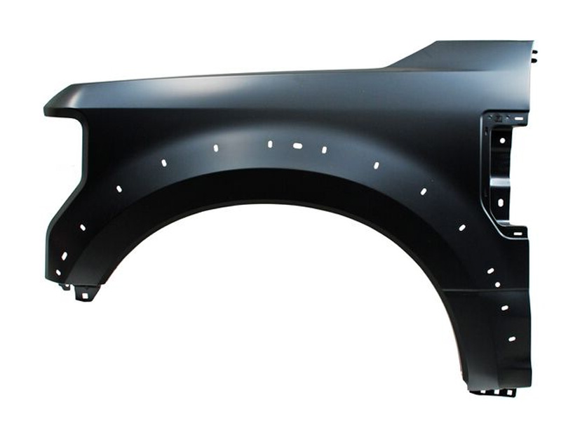 SALPICADERA FORD SUPER DUTY /F450 2017 AL 2019 METAL C/HOYO P/MOLD IZQ