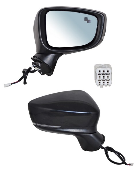 ESPEJO MAZDA 3 17-18 ELECT PINT C/DESEMP C/DIRECC C/SENSOR PUNTO CIEGO 7 PINES DER TW