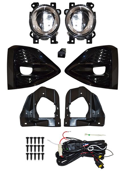 [NS1384-LED-MOBI] FARO AUX (NIEBLA) NISSAN MAXIMA 20 LEDS C/PARRILLA JGO  TW
