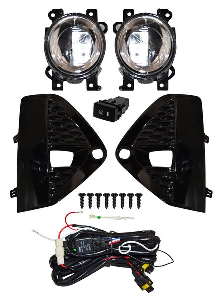 [NS4047-LED-MOBI] FARO AUX (NIEBLA) NISSAN MURANO 20 LEDS C/PARRILLA JGO  TW