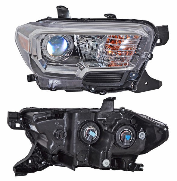 [20-9749-C0-1N] FARO TOYOTA TACOMA 2018 AL 2022 FONDO NEG DER TYC