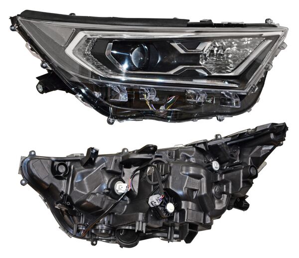 [20-H485-06-2B] FARO TOYOTA RAV4 2020 AL 2021 LIMITED HYBRID C/MOTOR LEDS DER TYC