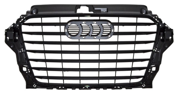 PARRILLA AUDI A3 15-19 NEG C/MOLD NEG TW