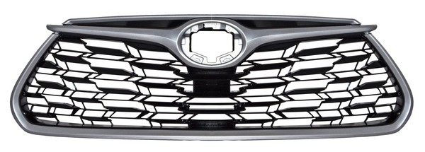[PTHL20P-MOBI] PARRILLA TOYOTA HIGHLANDER 20-21 C/MOLD PLATA S/HOYO P/CAM TW