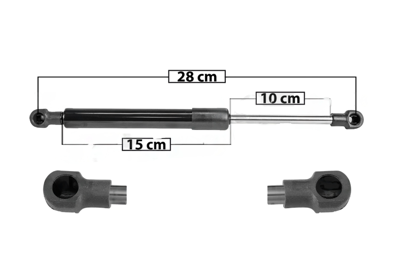AMORTIGUADOR 5TA PTA (RESORTE GAS) FORD FIGO 16-22 IZQ/DER