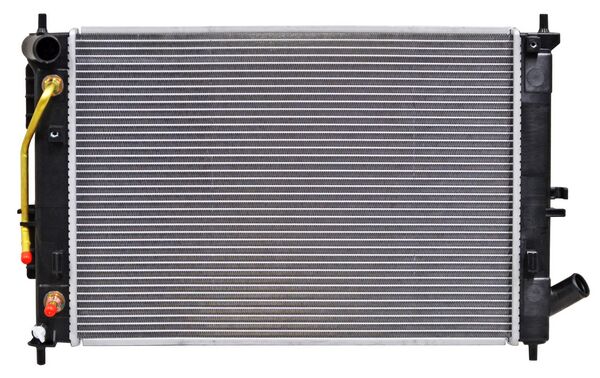 RADIADOR KIA FORTE 16-18/ CRETA 17-20/ ELANTRA 15-16 AUT L4 1.6L/ 1.8L/ 2.0L 15 5/8X 21 5/8 ALUM SOLDADO SISSOKO