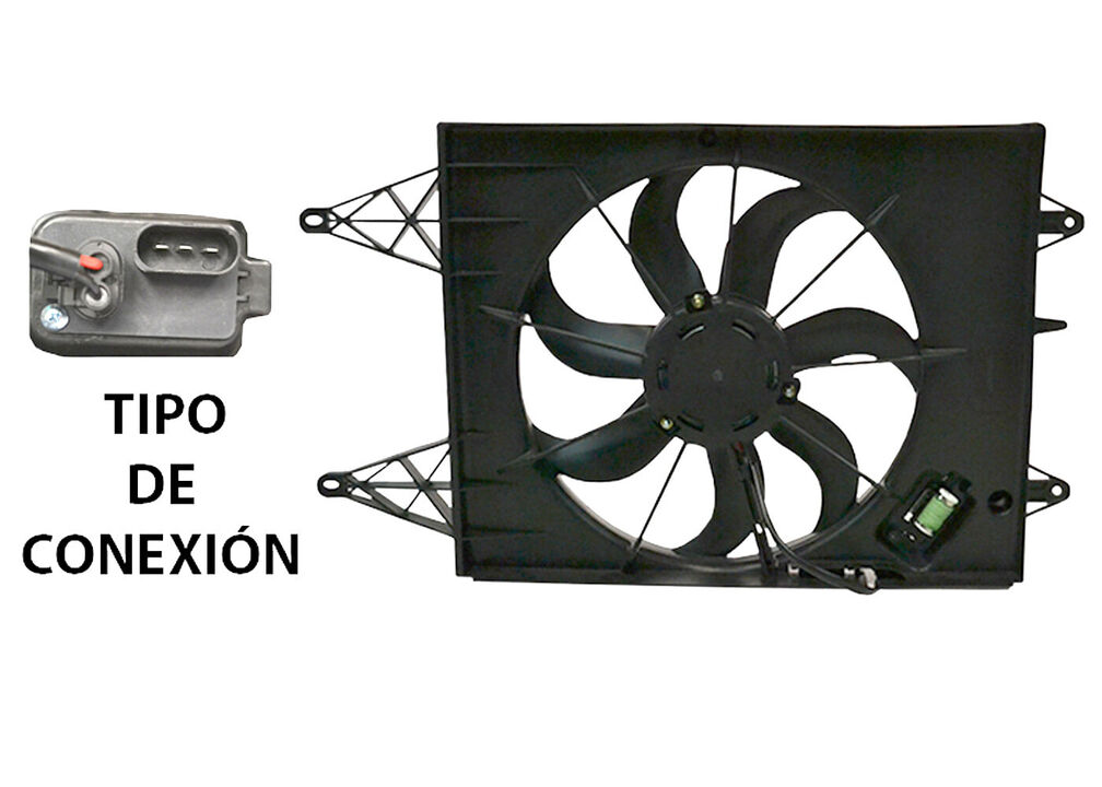 MOTOVENTILADOR VOLKSWAGEN GOL 09-15/SAVEIRO 10-16