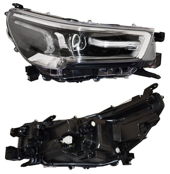 FARO TOYOTA HILUX 2021 AL 2024 F/CROM C/LUPA C/MOTOR 4WD DIESEL LEDS  DER TYC