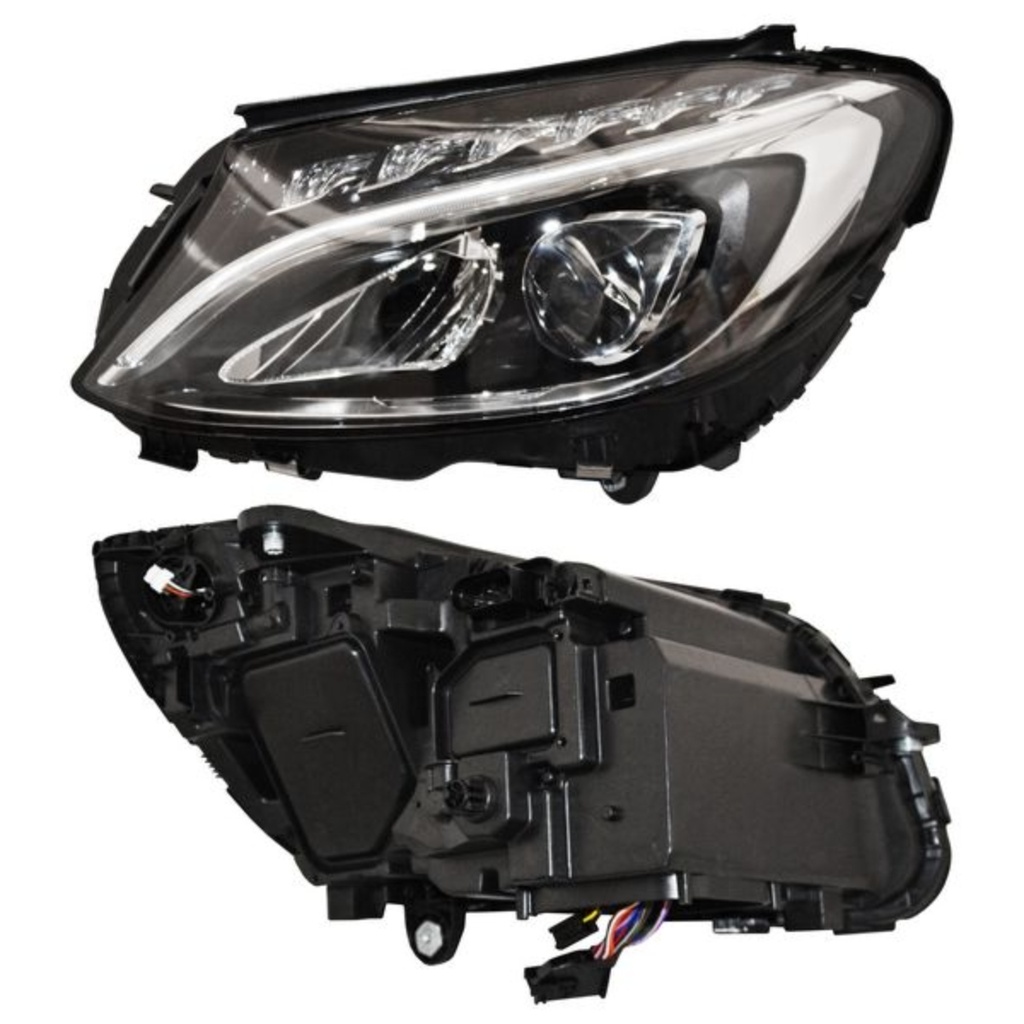 FARO MERCEDES BENZ CLASE C 2015 AL 2018 ELECT C/MOTOR LEDS IZQ TYC