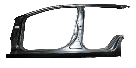 LIENZO POSTES COSTADO A Y B + ESTRIBO CHEVROLET BEAT/SPARK 2011 2017 IZQ ORIGINAL EX+