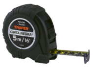 [FCN-5M] FLEXOMETRO CINTA NEGR 5M 19MM,TRUPER