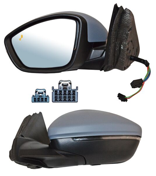 [ELP20819EL2] ESPEJO PEUGEOT 208 DE 2019 AL 2023 P/PINT C/DIRECC C/SENSOR PUNTO CIEGO C/DESEMP AUTOABATIBLE C/LUZ INF IZQ