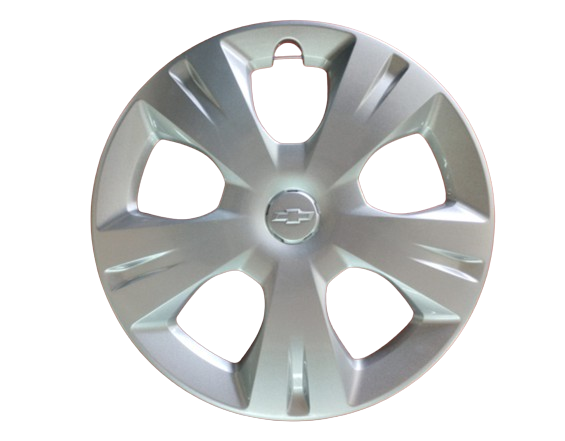 TAPON RIN 14" CHEVROLET BEAT GRIS ORIGINAL