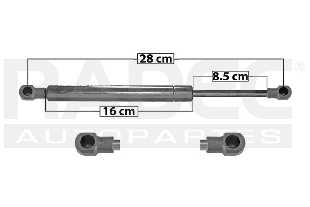 AMORTIGUADOR CAJUELA FORD FOCUS 2000 AL 2004 DER/IZQ SP *R