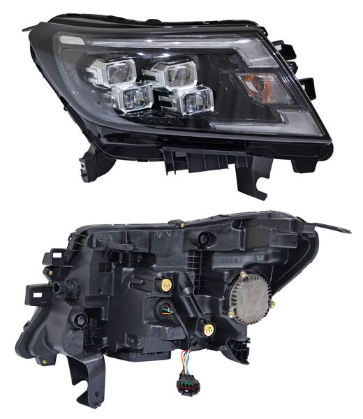 [FANI-PU21-L1] FARO NISSAN PICK UP NP300/ FRONTIER 2021 AL 2024 PLATINUM/PRO4X LEDS DER CNA PU