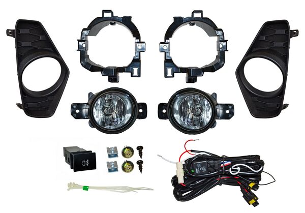 [NS2832] FARO AUX NISSAN PICK UP NP300/FRONTIER 2021 Al 2022 REDONDO C/PARRILLA JGO CNA