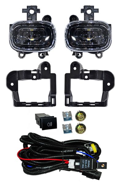 [FNNXR23J] FARO AUX NISSAN XTRAIL 2023/ROGUE 2021 Al 2023 AMER C/BASE LEDS JGO CNA