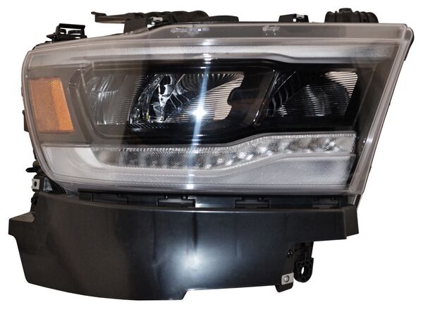 [20-G567-C0-1N] FARO DODGE PICK UP 2019 AL 2021 FONDO NEG LEDS DER TYC PU