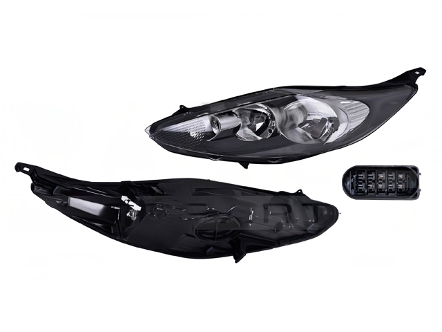 FARO FORD FIESTA 2009 AL 2012 FONDO NEG IZQ TYC *R