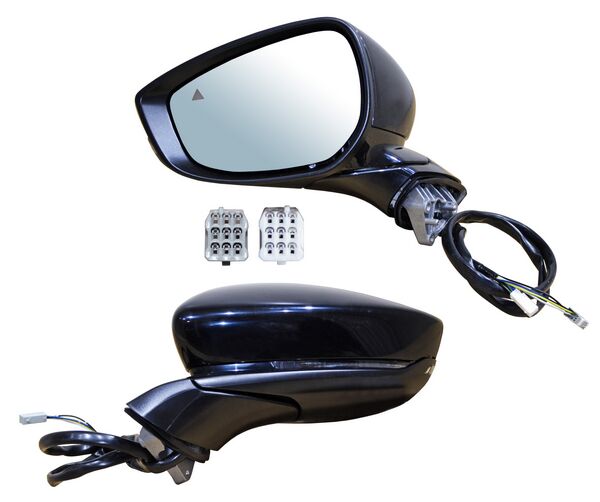 [ELM319EL1] ESPEJO MAZDA 3 2019-2024 ELECT P/PINTAR C/DIRECC C/MEM C/SENSOR PUNTO CIEGO C/DESEMP 11 PINES IZQ