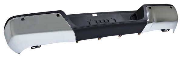 FASCIA (DEFENSA) TRAS FORD RANGER 2013 AL 2023 CROMADA C/HOYO P/SENS COMPLETA