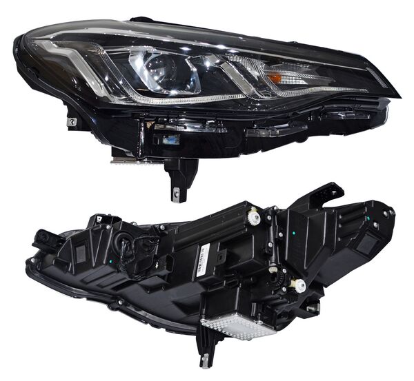 [FCCA22LR] FARO CHEVROLET CAVALIER 2022 AL 2024 FILO CROM  DER LEDS C/LUPA