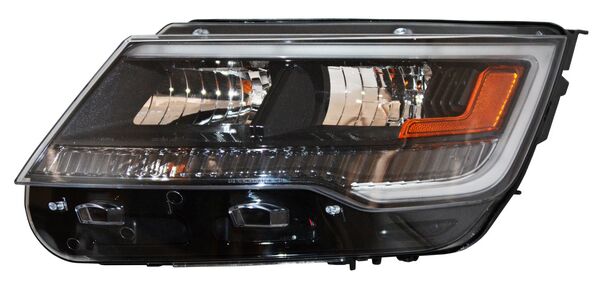 FARO FORD EXPLORER 2018 AL 2019 FONDO NEGRO LEDS C/LUZ DE DIA IZQ TYC