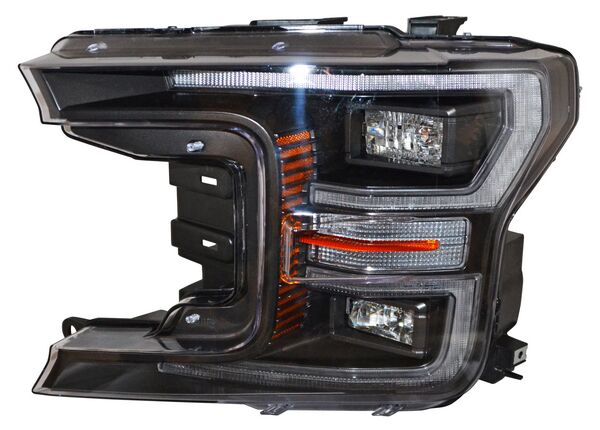 FARO FORD PU 2018 AL 2020 FONDO NEGRO LEDS DER TYC