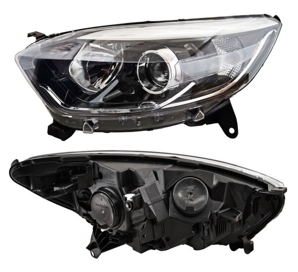 FARO RENAULT CAPTUR 2018 AL 2022 FONDO NEGRO FILO CROM C/MOTOR IZQ CN