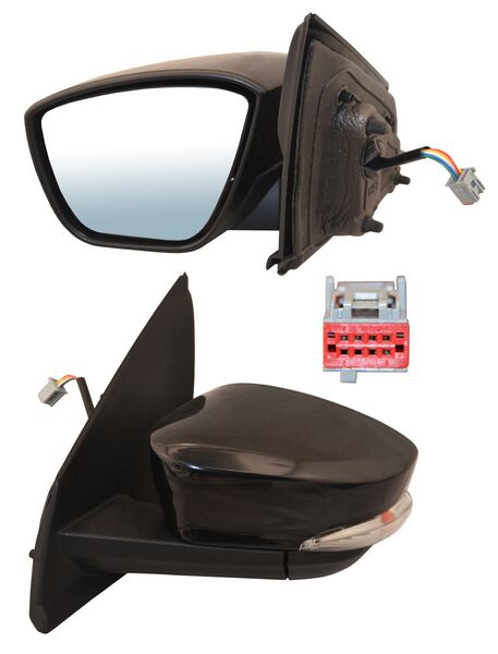 ESPEJO FORD FIGO 2019 AL 2023 ELEC P/PINTAR C/DIRECC 5 PINES IZQ