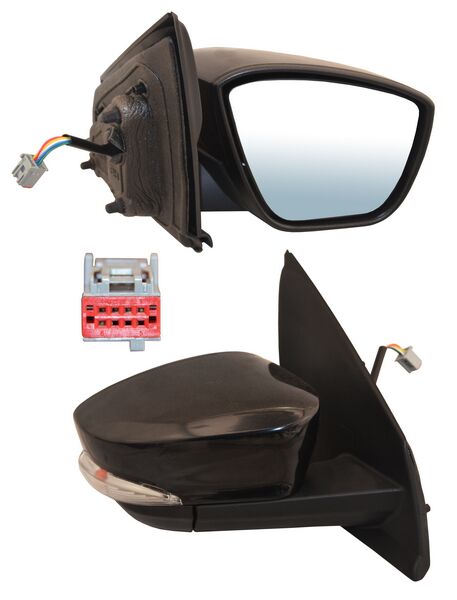 ESPEJO FORD FIGO 2019 AL 2023 ELEC P/PINTAR C/DIRECC 5 PINES DER