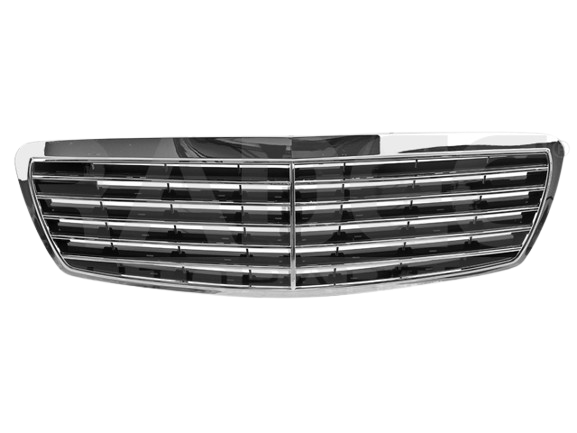 PARRILLA MERCEDES BENZ CLASE E 2003 AL 2006 CROM C/NEG *R