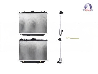 RADIADOR IZ AMIGO/RODEO/PASSPORT 98-00 V6 3.2, 3.5 LTS C/S AA AUT 16 3/4X24X26MM ALUM SOLD POLAR *R