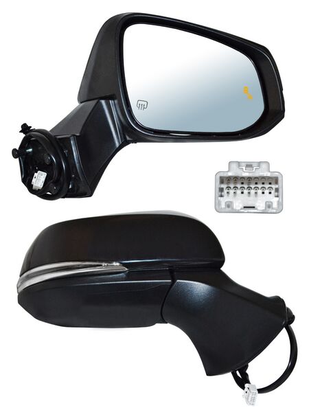 ESPEJO TOYOTA HIGHLANDER 2020 AL 2024 ELECT P/PINT C/DIRECC C/SENS PUNTO CIEGO C/DESEMP 7 PINES DER