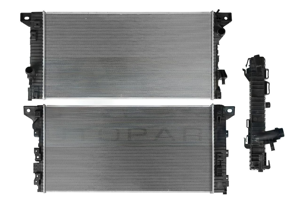 [RAFO-PU18-CSA] RADIADOR FORD F-150 2018 AL 2023 V6 2.7, 3.0, 3.3, 3.5 LTS/V8 5.0 LTS AUT C/S AA 34 2/3X17 7/8X26MM ALUM SOLD POLAR *R