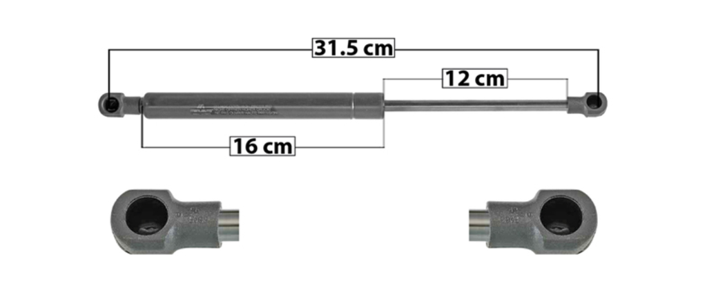 [ACBM-S398-21] AMORTIGUADOR COFRE BMW SERIE 3 1998A AL 2005 DER/IZQ *R