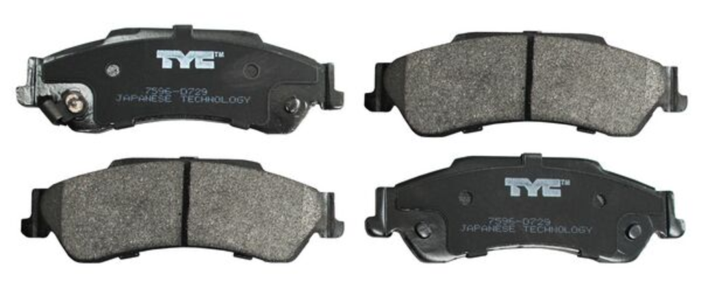 BALATAS NISSAN ALMERA 2001 AL 2005 SEMIMETALICA DEL 4 PZAS JGO