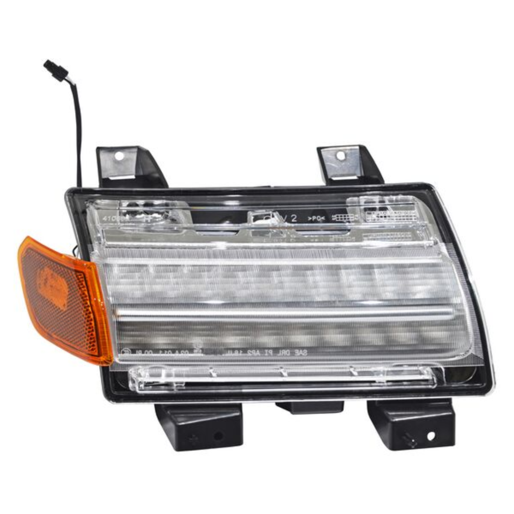 [CUJE-WR18-L1] CUARTO FRONTAL JEEP WRANGLER 2018 AL 2023 LEDS C/REFLEJANTE AMBAR DER