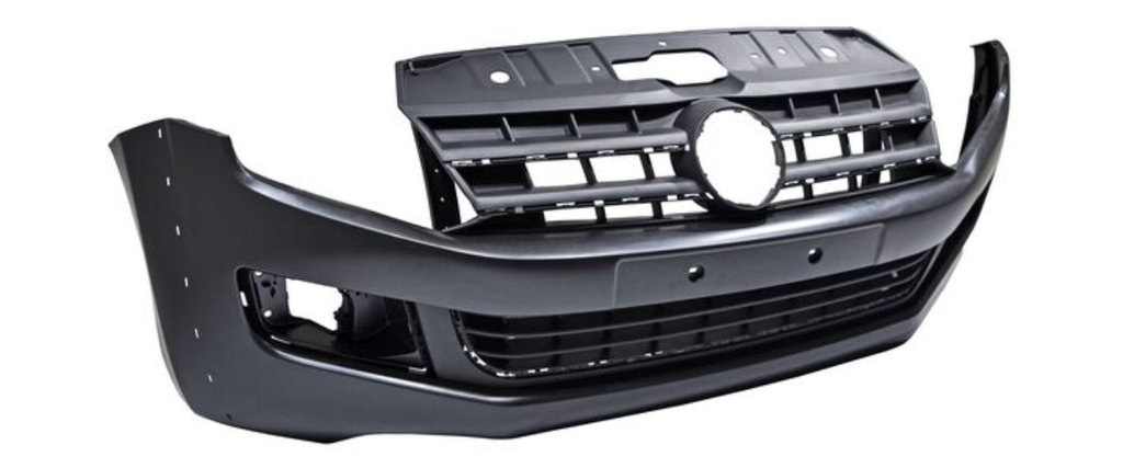 [FAVO-AM11-PM3] FASCIA (DEFENSA) VOLKSWAGEN AMAROK 2011 AL 2017 LISA C/PARR C/HOYO P/MOLD DEL
