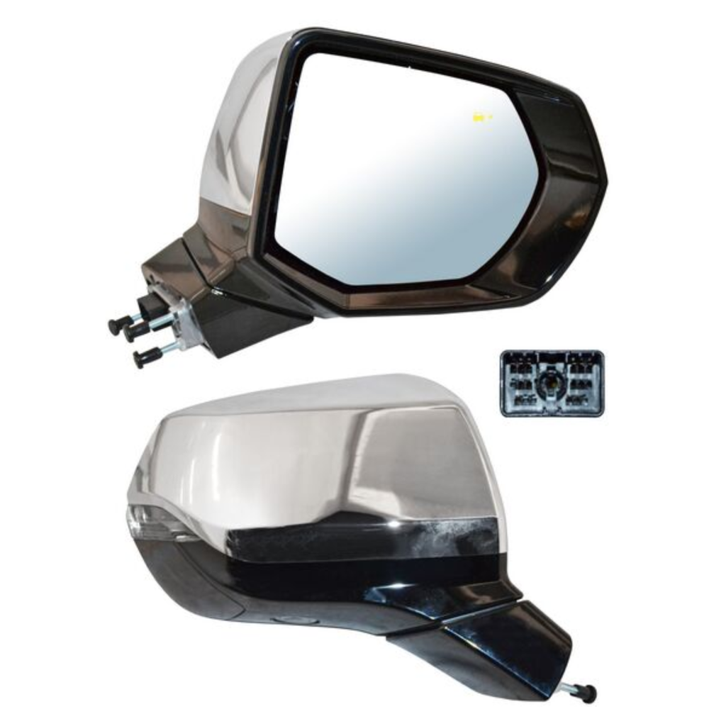 ESPEJO CHEVROLET TAHOE / YUKON 2021 AL 2022 ELECT CROM C/SENSOR PUNTO CIEGO C/DIRECC C/MEM C/LUZ INF AUTOABATIBLE C/DESEMP 14 PINES DER