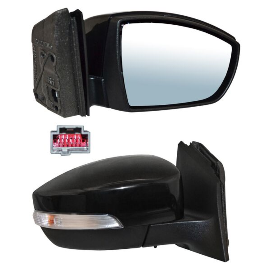 ESPEJO FORD FOCUS 2015 AL 2017 ELECT P/PINT C/LUZ INF C/DIRECC C/SENSOR PUNTO CIEGO Y TEMP C/DESEMP 11 PINES DER