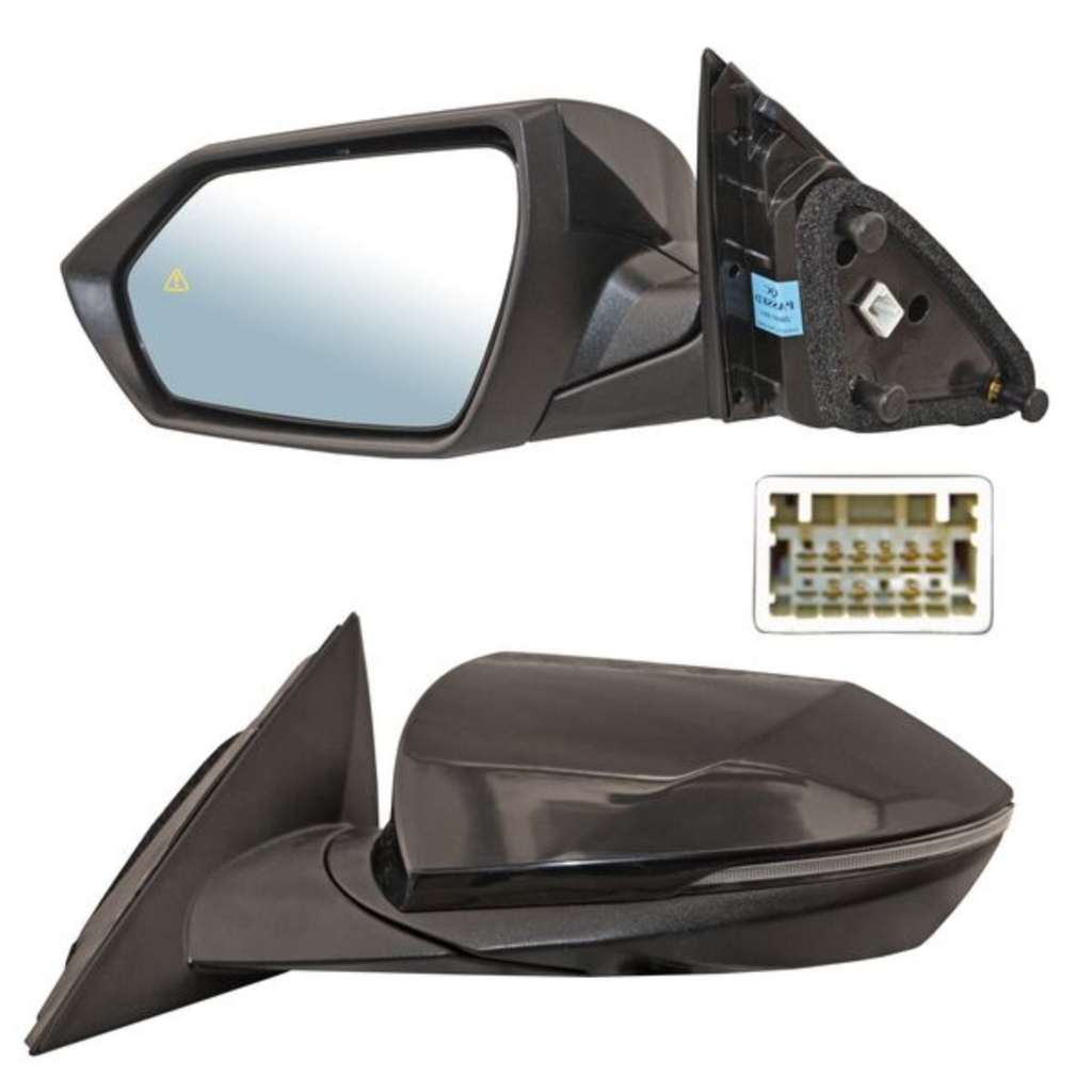 ESPEJO HYUNDAI ELANTRA 2021 AL 2024 ELECT P/PINT C/DIRECC C/DESEMP C/SENSOR PUNTO CIEGO 8 PINES IZQ
